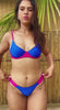 Bikini Half Cup Pink and Blue